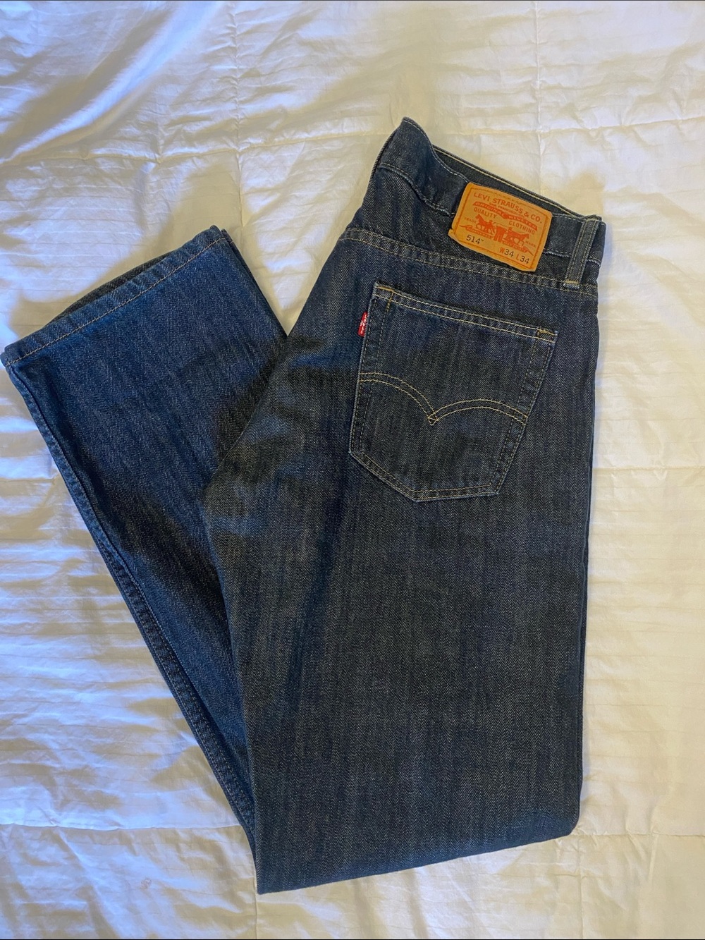 Levi's Men's Indigo Straight Jeans W34 L34